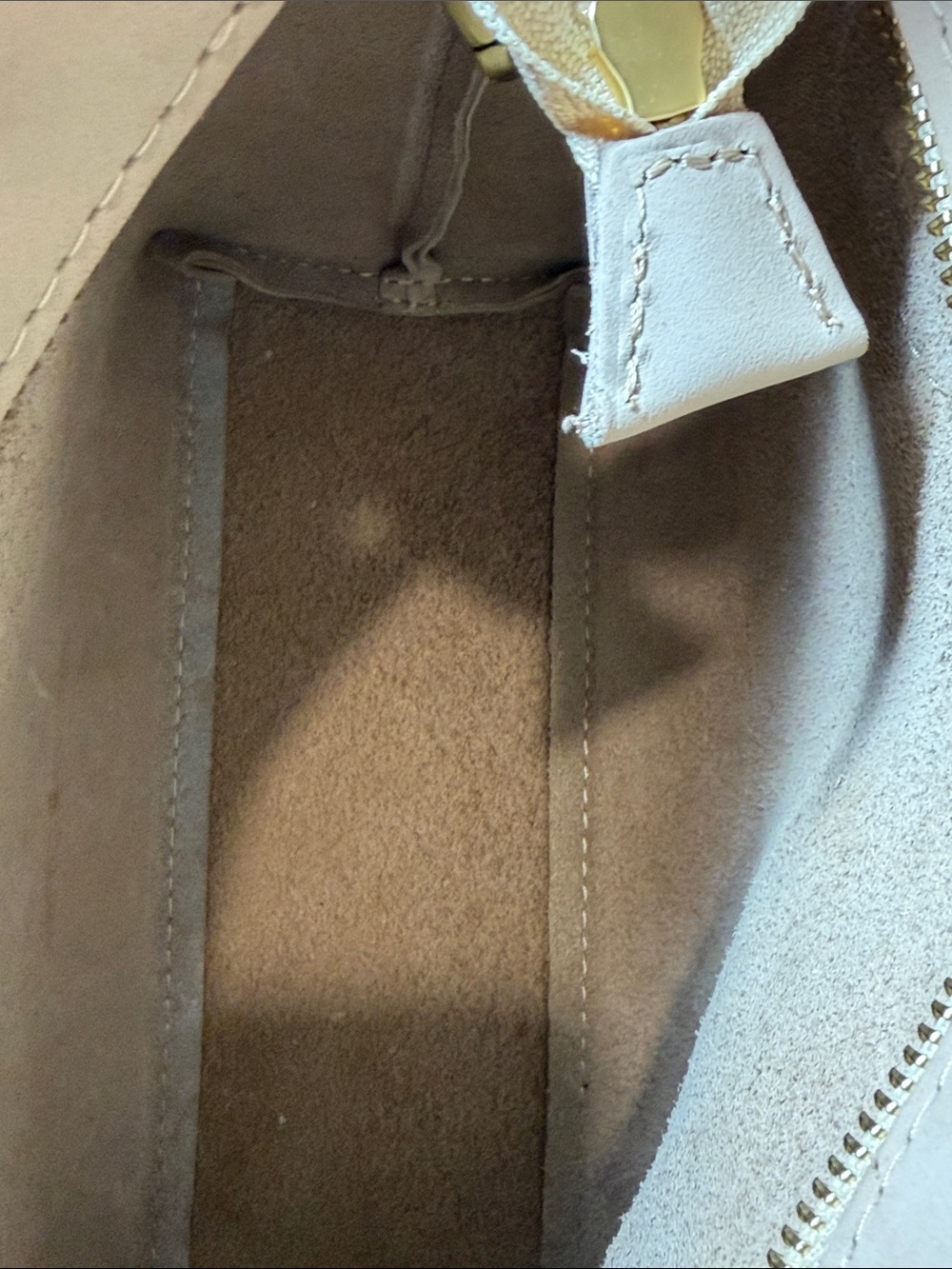 Portland Leather Taupe Top-Handle Satchel - Picture 6 of 10